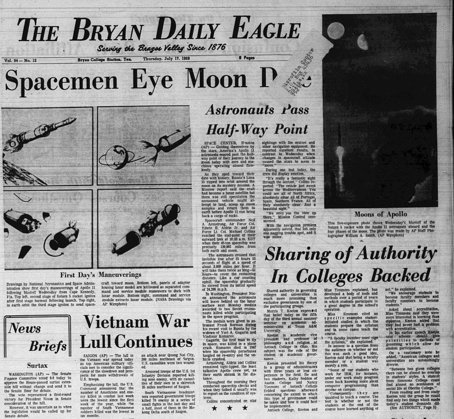 The Eagle Archives: July 17, 1969